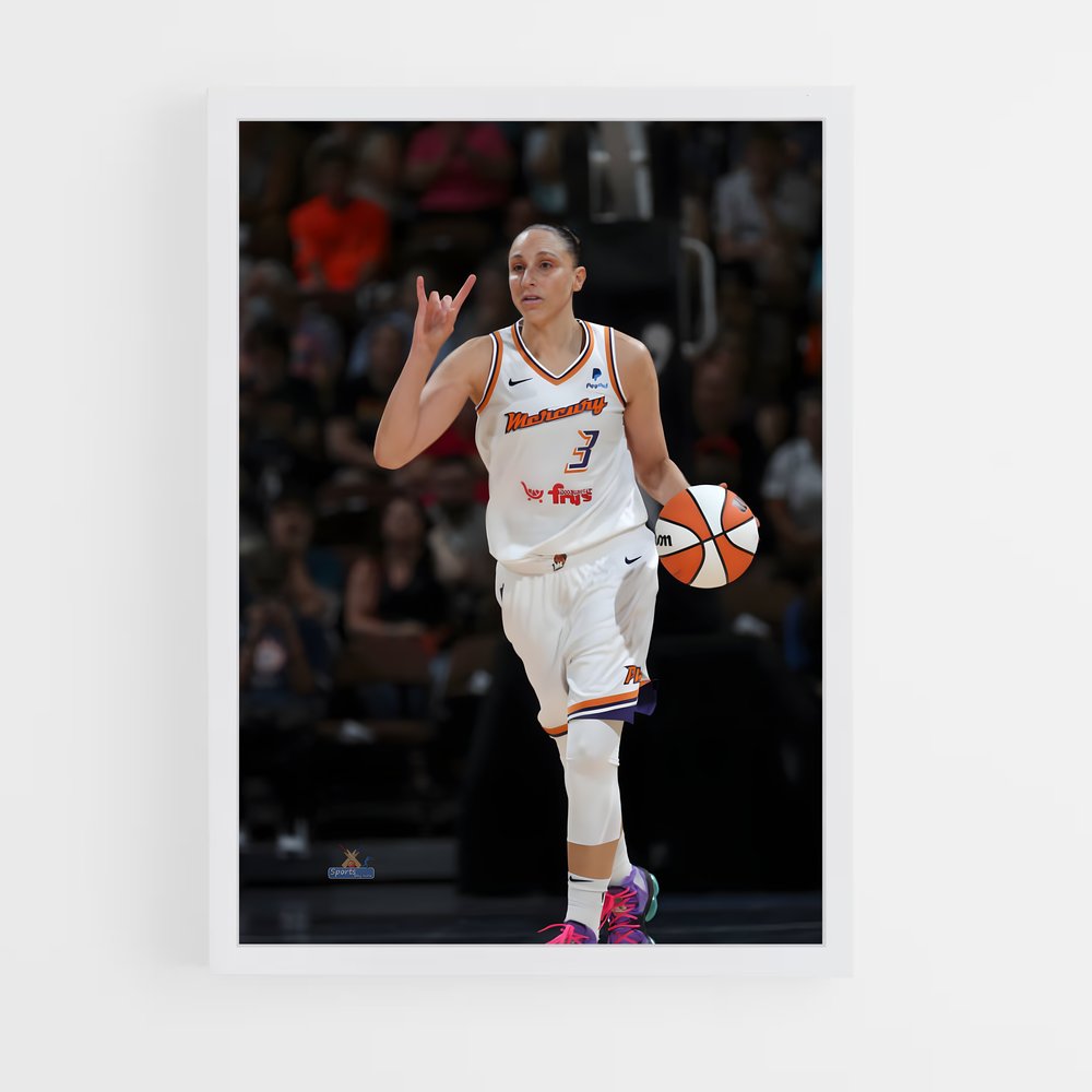 Poster Diana en Action – affiche Basketball (vue 3)